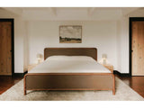 Rye Warm Brown King Bed by Moe's Home at Eve Furniture