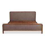 Rye Warm Brown Queen Bed