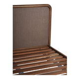 Rye Warm Brown Queen Bed by Moe's Home at Eve Furniture