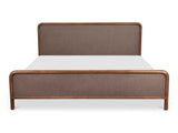 Rye Warm Brown Queen Bed