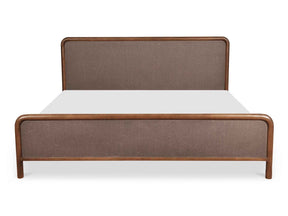 Rye Warm Brown Queen Bed