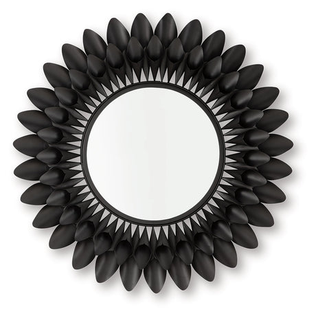 Ryenmour Oil Rubbed Bronze Finish Accent Mirror by Ashley at Eve Furniture