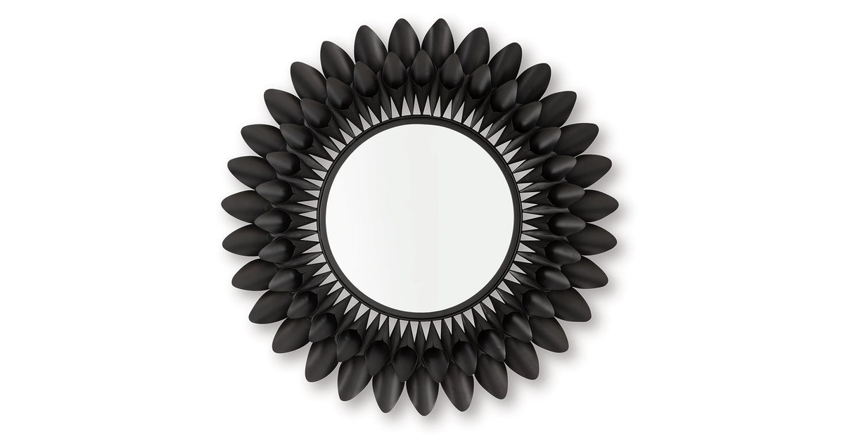 Ryenmour Oil Rubbed Bronze Finish Accent Mirror by ASHLEY FURNITURE at Eve Furniture