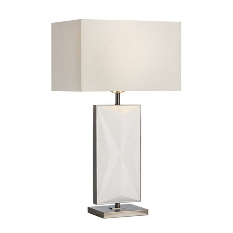 Rylan White Table Lamp (Set of 2) by Crestview at Eve Furniture