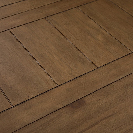 Rylandeen Light Brown/Dark Brown Counter Height Dining Table and 8 Barstools by Ashley at Eve Furniture