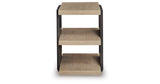Rylandyn Black/Light Brown End Table by Ashley at Eve Furniture