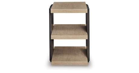 Rylandyn Black/Light Brown End Table by Ashley at Eve Furniture