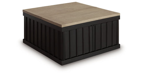 Rylandyn Black/Light Brown Lift-Top Coffee Table by Ashley at Eve Furniture