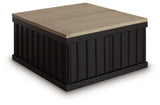 Rylandyn Black/Light Brown Lift-Top Coffee Table by Ashley at Eve Furniture