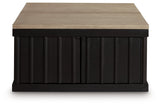 Rylandyn Black/Light Brown Lift-Top Coffee Table by Ashley at Eve Furniture