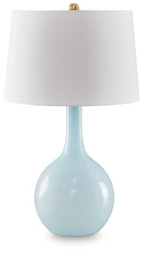 Rylanton Aqua Table Lamp by Ashley at Eve Furniture