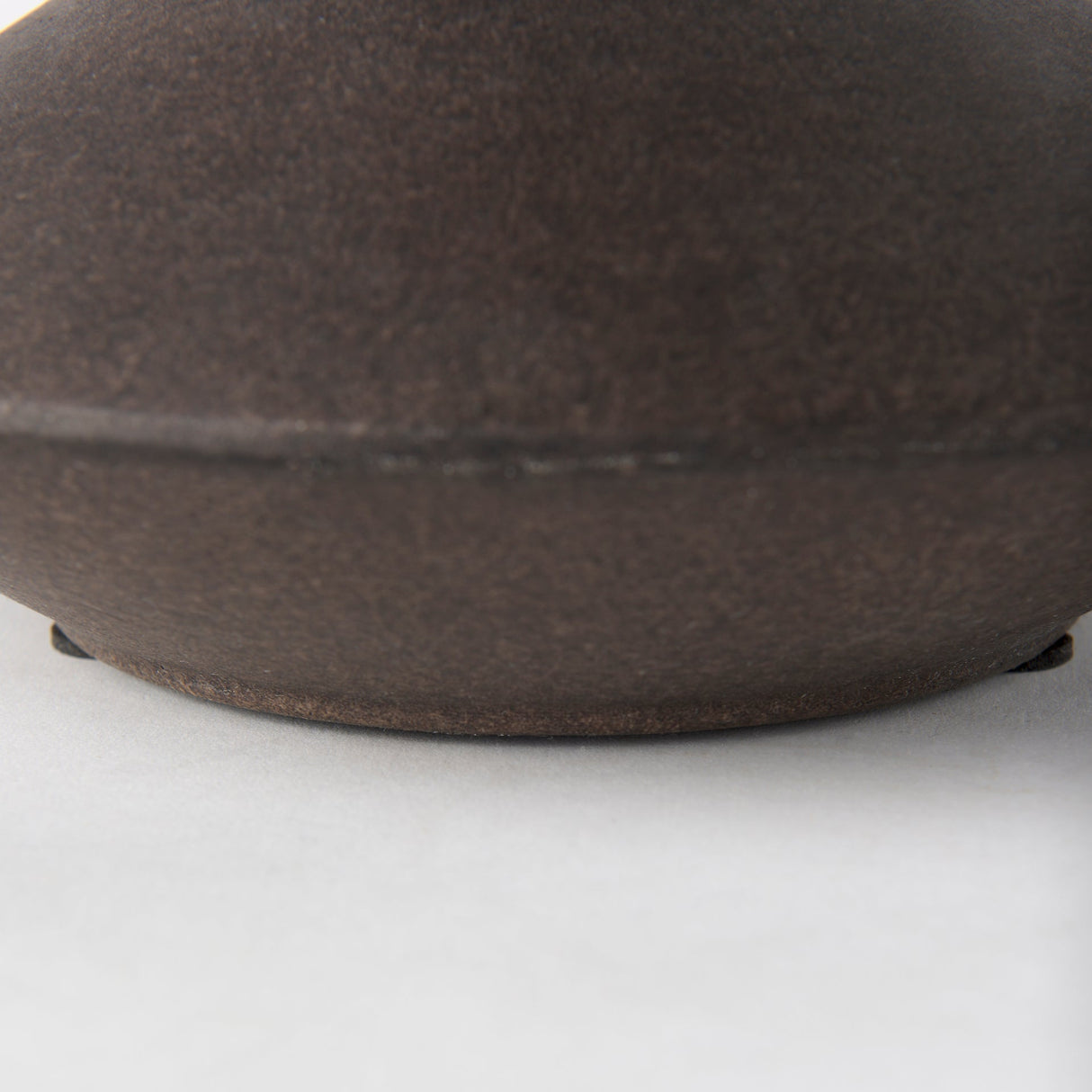 Rylee 6.9H Dark Brown Ceramic Vase by Mercana at Eve Furniture