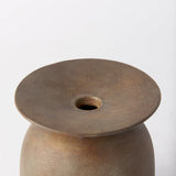Rylee 7.7H Medium Brown Ceramic Vase by Mercana at Eve Furniture