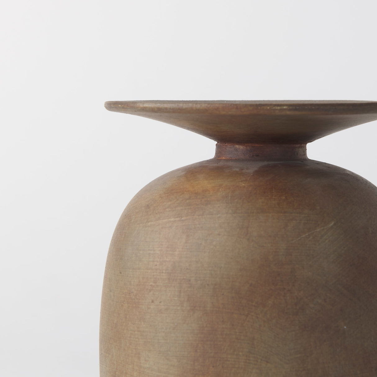 Rylee 7.7H Medium Brown Ceramic Vase by Mercana at Eve Furniture