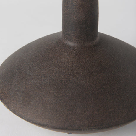 Rylee Dark Brown Ceramic Vase by Mercana at Eve Furniture