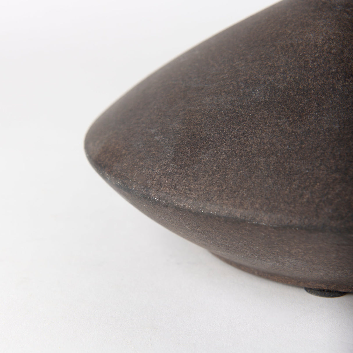 Rylee Dark Brown Ceramic Vase by Mercana at Eve Furniture