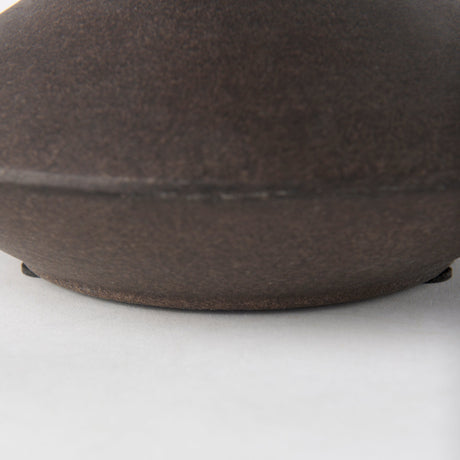 Rylee Dark Brown Ceramic Vase by Mercana at Eve Furniture