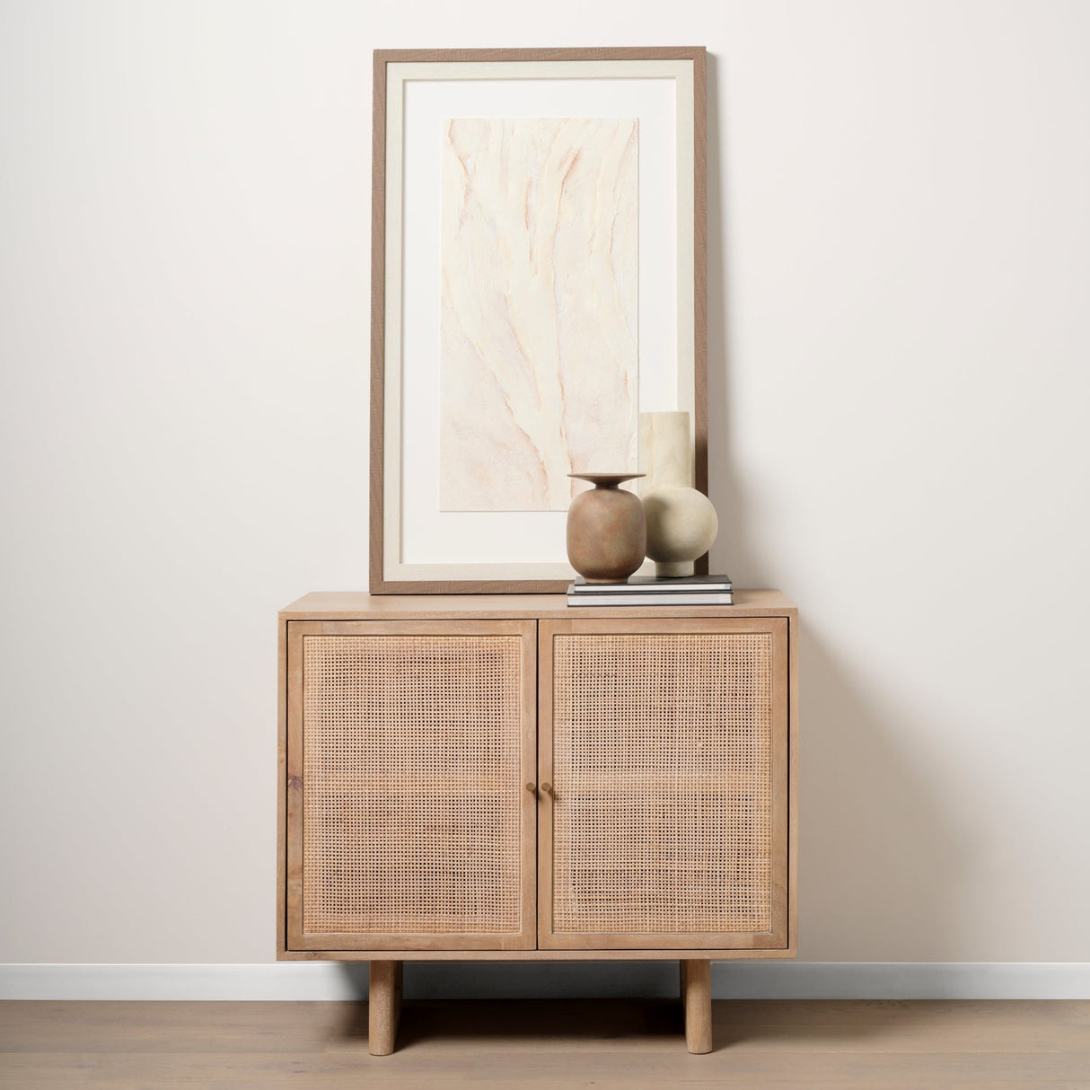 Rylee Medium Brown Ceramic Vase by Mercana at Eve Furniture