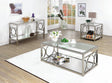 Rylee Chrome Coffee Table by Furniture of America at Eve Furniture