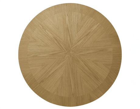 Rylie 48-inch Round Counter Dining Table with 4 Drawers and Folding Game Top, Natural Finish by Steve Silver at Eve Furniture