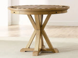 Rylie 6-Piece Counter Game Dining Set, Natural Finish by Steve Silver at Eve Furniture
