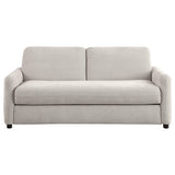 Rylie Upholstered Sofa Sleeper with Queen Mattress Beige by Coaster at Eve Furniture