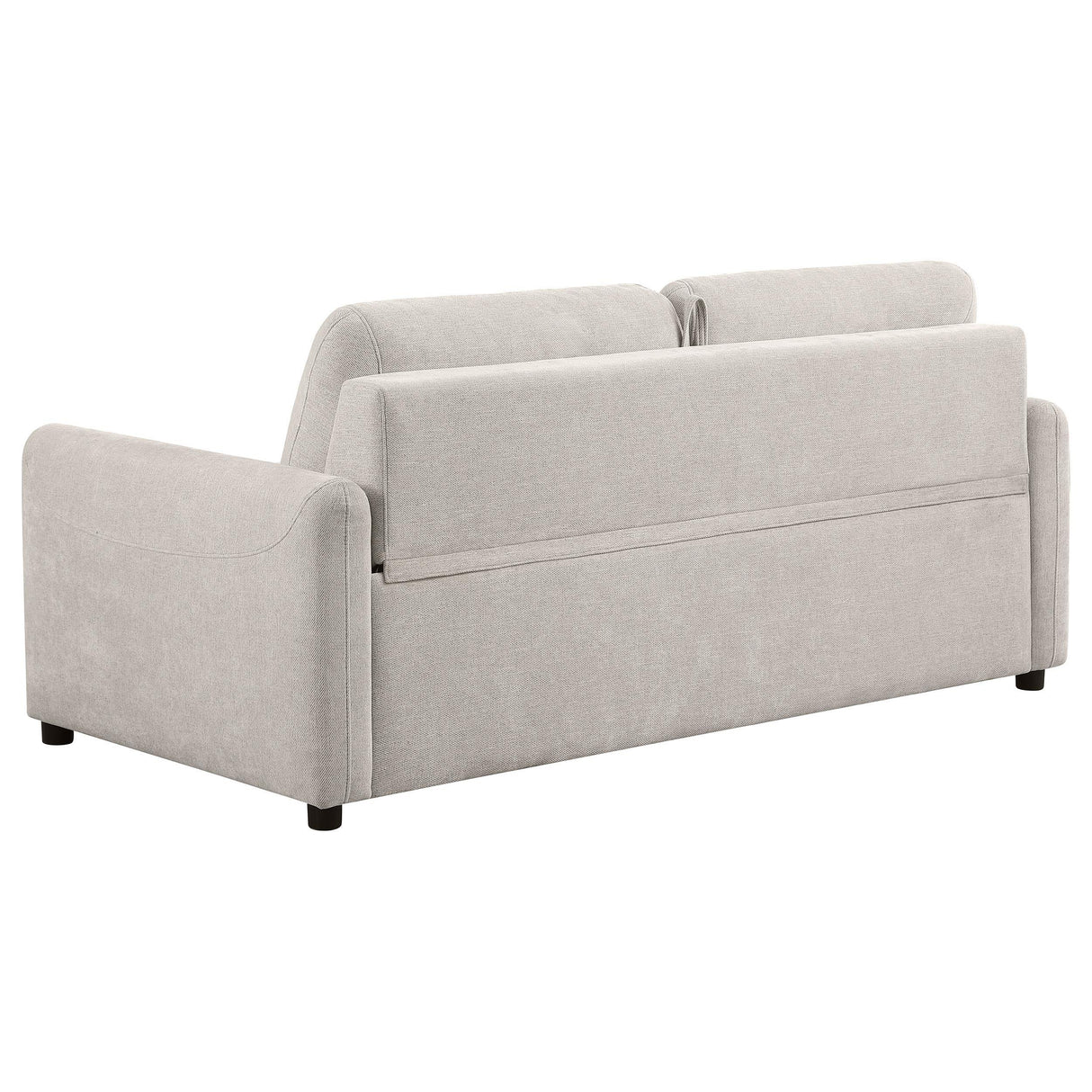 Rylie Upholstered Sofa Sleeper with Queen Mattress Beige by Coaster at Eve Furniture
