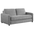 Rylie Upholstered Sofa Sleeper with Queen Mattress Grey by Coaster at Eve Furniture
