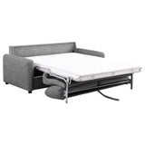 Rylie Upholstered Sofa Sleeper with Queen Mattress Grey by Coaster at Eve Furniture