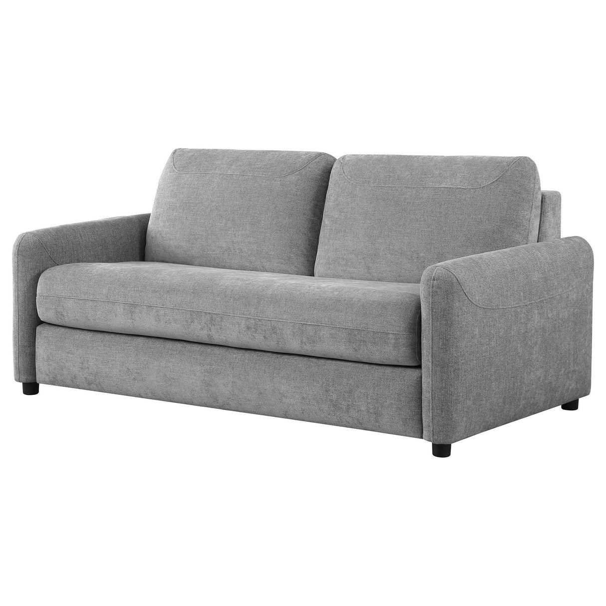 Rylie Upholstered Sofa Sleeper with Queen Mattress Grey by Coaster at Eve Furniture