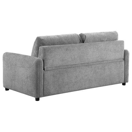 Rylie Upholstered Sofa Sleeper with Queen Mattress Grey by Coaster at Eve Furniture