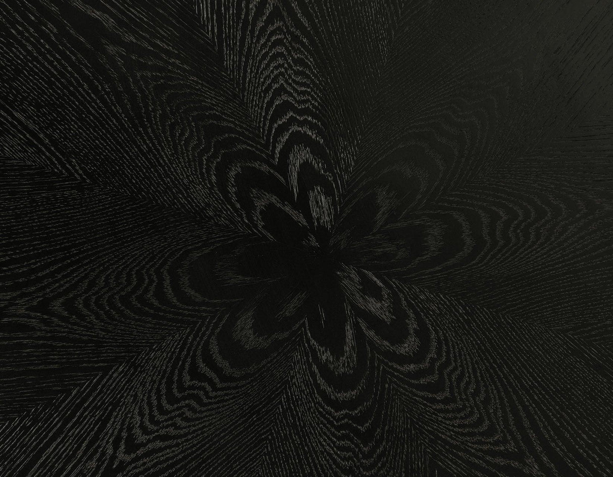 Rylie 48-inch Round Dining Table, Black Finish by Steve Silver at Eve Furniture