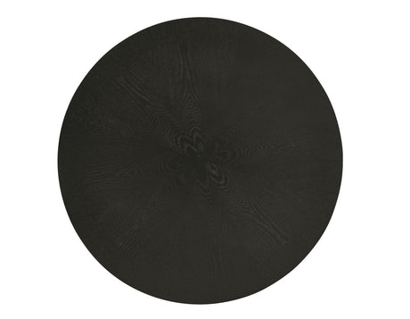 Rylie 48-inch Round Dining Table, Black Finish by Steve Silver at Eve Furniture