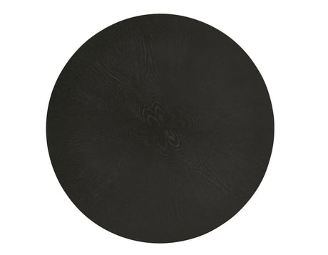 Rylie 48-inch Round Dining Table, Black Finish by Steve Silver at Eve Furniture