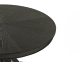 Rylie 48-inch Round Dining Table, Black Finish by Steve Silver at Eve Furniture