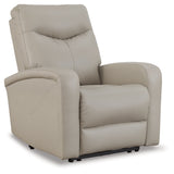 Ryversans Dove Gray Power Recliner