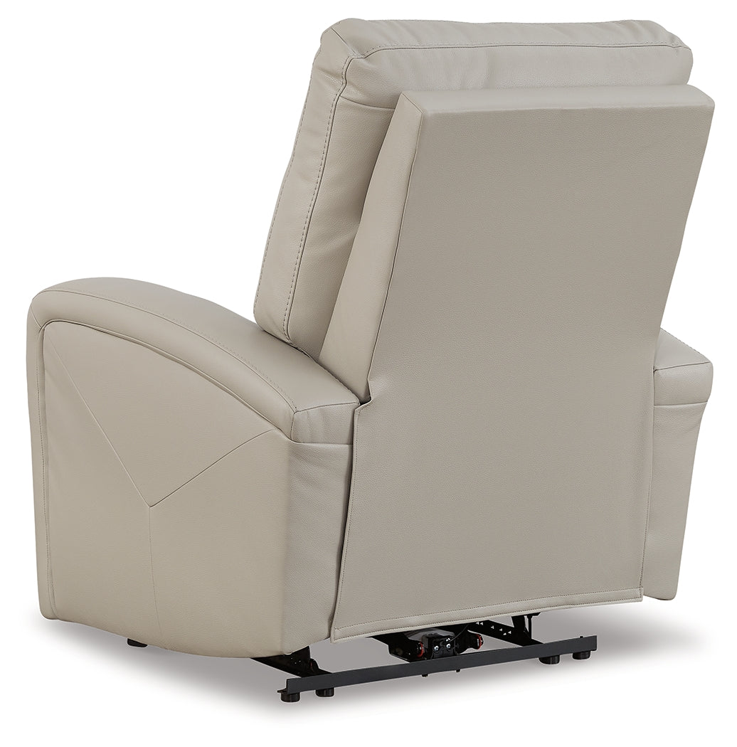 Ryversans Dove Gray Power Recliner