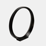 S/2 12/14" Aluminum Ring, Black