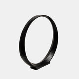 S/2 12/14" Aluminum Ring, Black