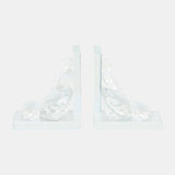 S/2 Crystal Diamond Bookends