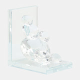 S/2 Crystal Diamond Bookends