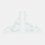 S/2 Crystal Diamond Bookends