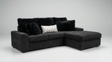 Brady Black 3-Piece Sectional