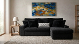 Brady Black 3-Piece Sectional
