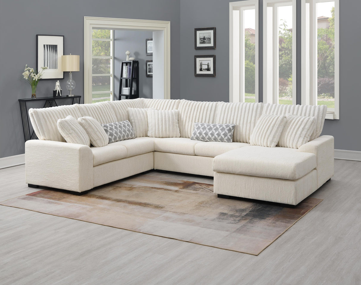 S1801 Brady Sectional 4pcs (Beige)