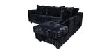Gia Black Right Arm Facing (RAF) Sectional by New Era Innovations at Eve Furniture