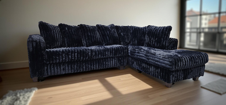 Gia Black Right Arm Facing (RAF) Sectional by New Era Innovations at Eve Furniture