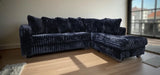 Gia Black Right Arm Facing (RAF) Sectional by New Era Innovations at Eve Furniture