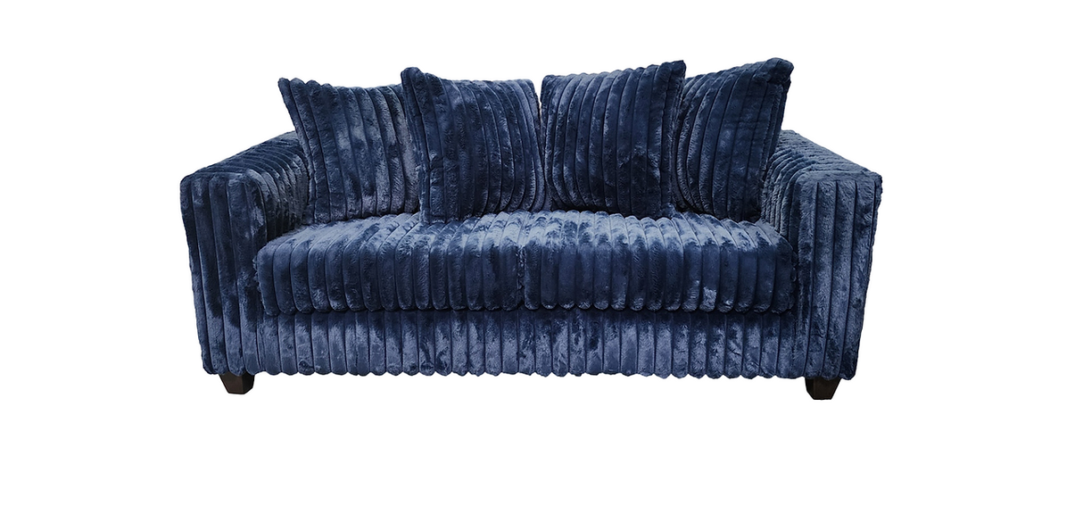 Gia Blue Sofa & Loveseat by New Era Innovations at Eve Furniture
