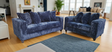 Gia Blue Sofa & Loveseat by New Era Innovations at Eve Furniture
